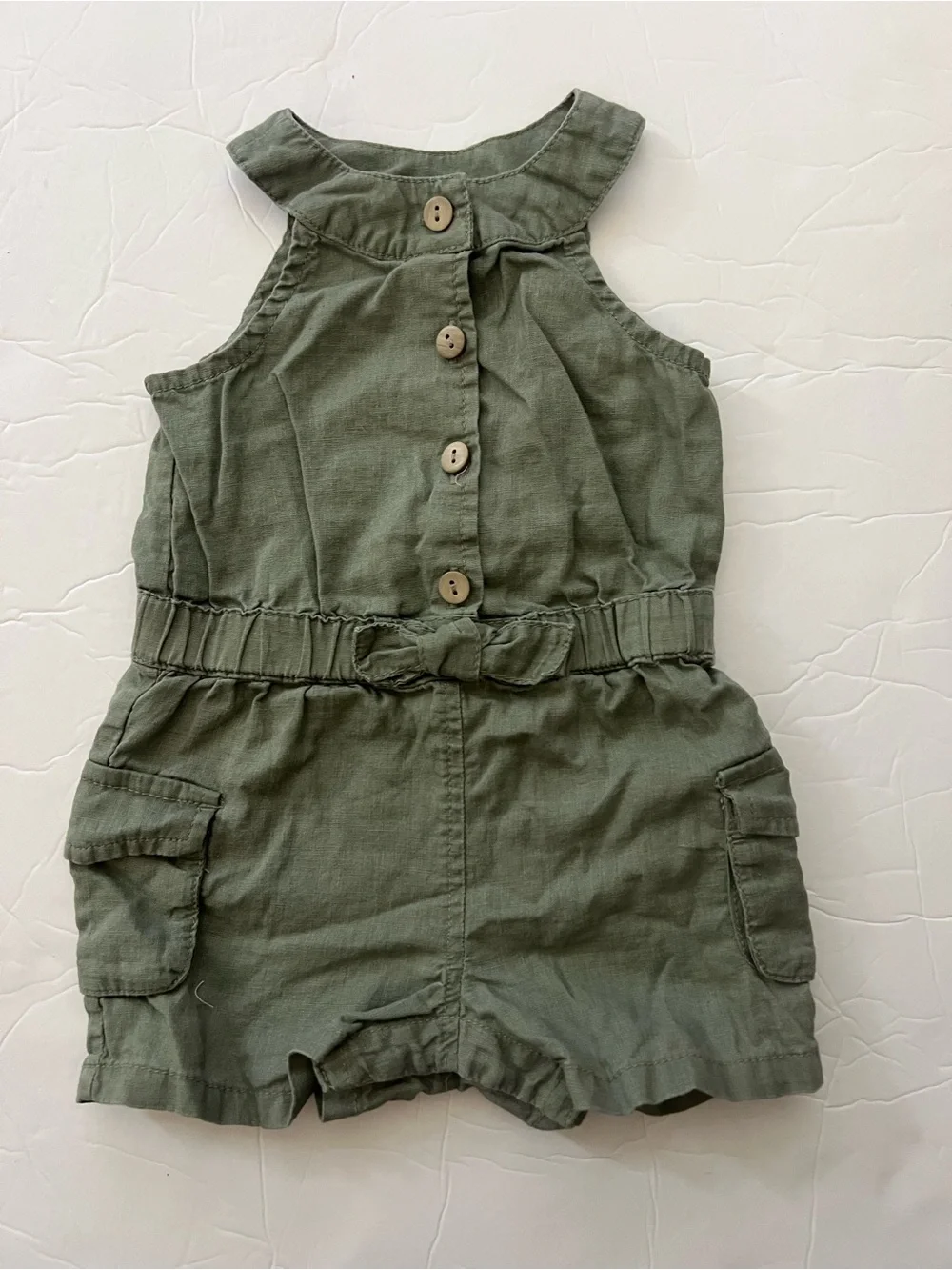 12-18m toddler girls romper jumpsuit shorts NWOT Old Navy